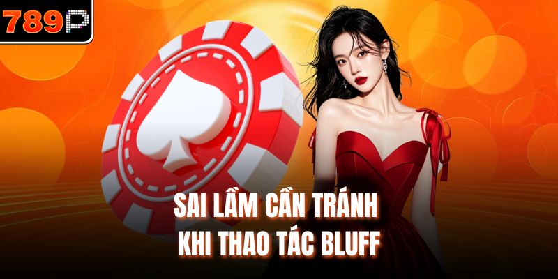 Sai lầm cần tránh khi thao tác bluff